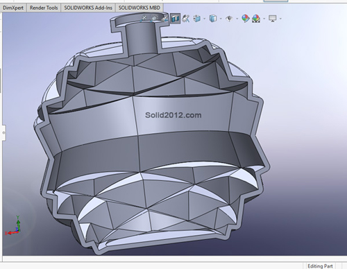 طراحی قطعات مشبک با solidworks آموزش solidworks طراحی مدلسازی قندون جا شکلاتی با نرم فزار