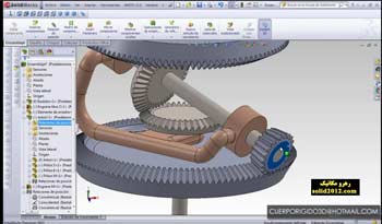 شبیه سازی در محیط solidmotion در نرم افزار solidworks 2013 2014