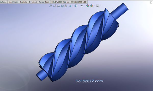 solidworks 2013فیلم اموزش مدلسازی یک کله ماسکی شکل در نرم افزار سالیدورک-